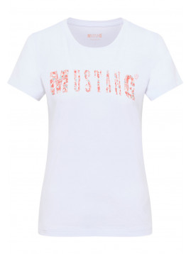 Dámske tričko Mustang - biele